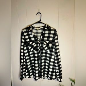 Black and white flannel